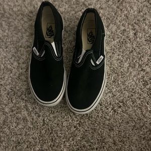 Black slip on vans